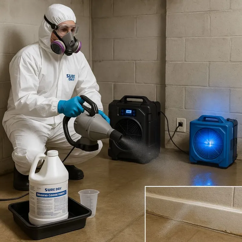 Sanitization and Odor Removal process in Blanco County, TX